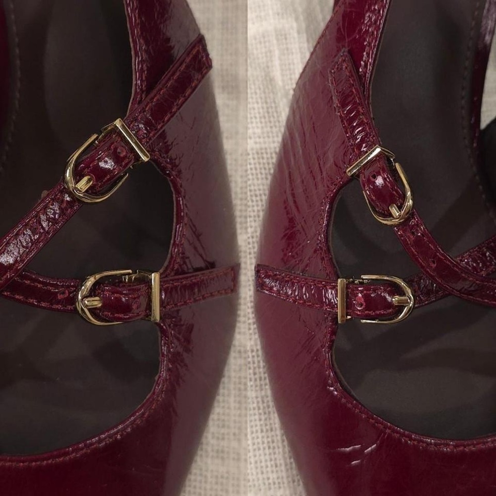 Madewell The Emilie Slingback Pump - Cabernet/ Size 6.5 / Retail $188 - Picture 7 of 8